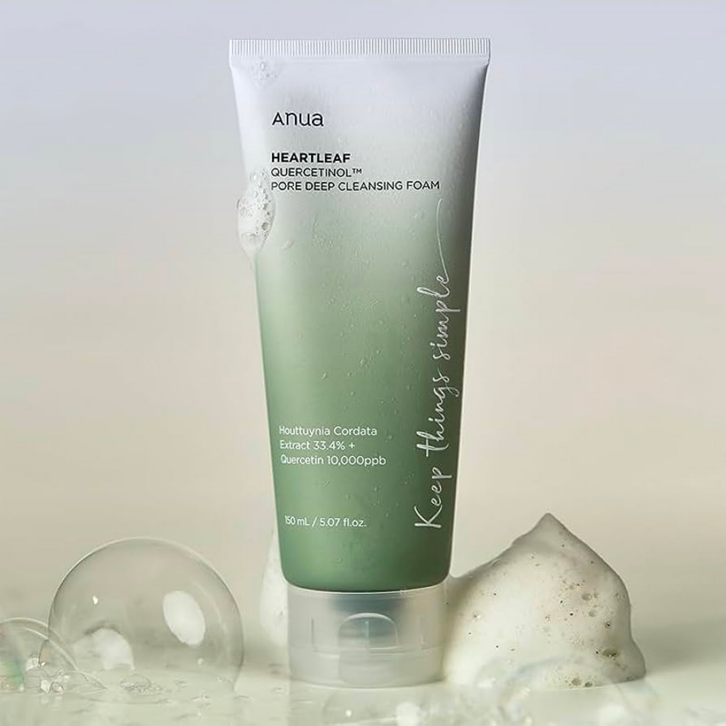 Heartleaf Quercetinol Deep Cleansing Foam.